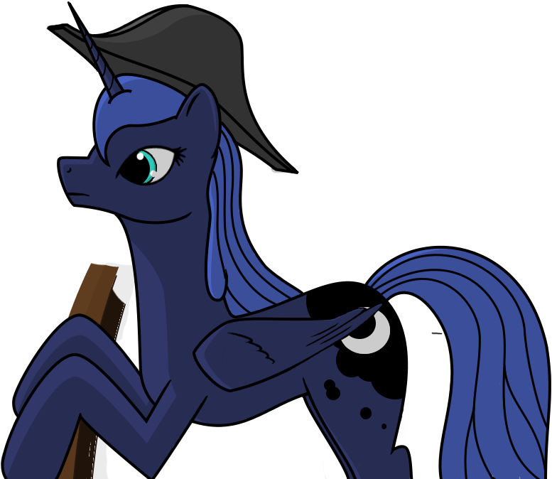 Antnoob, Bicorne, Captain Luna, Hat, Princess Luna, Clipart (1024x952), Png Download