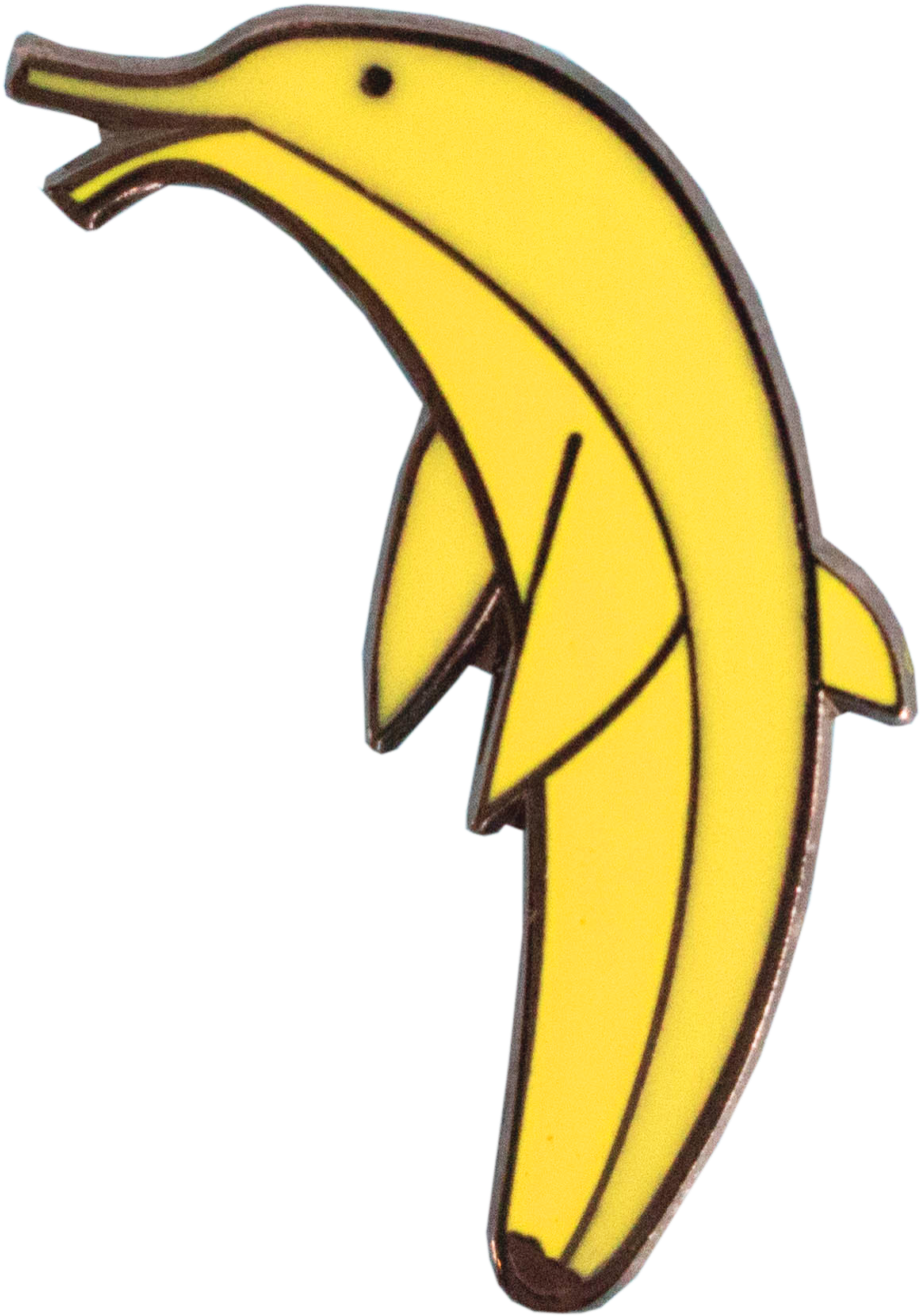 Banana Dolphin Pin Clipart Full Size Clipart (2449430) PinClipart