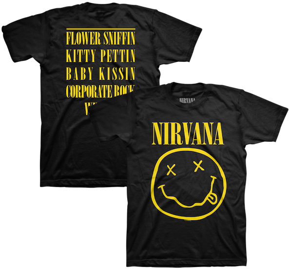 T-shirt From Nirvana's Official Store Clipart (600x600), Png Download