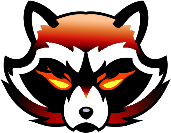 Hell Raccoons Clipart (640x499), Png Download