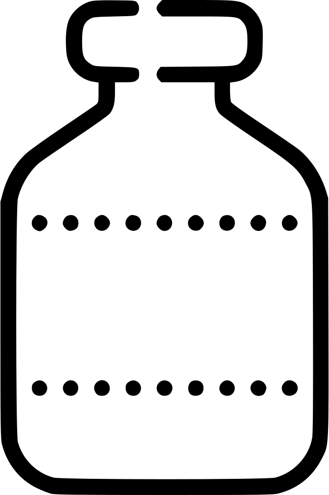 Bottle Flask Comments Clipart (652x980), Png Download