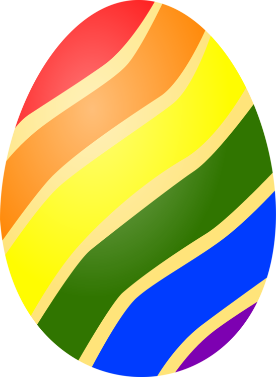 Easter Egg Line Ball Clipart (548x750), Png Download