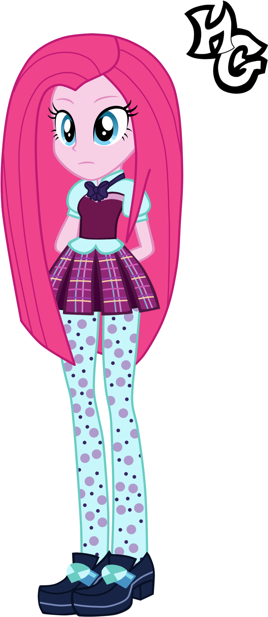 Eg Crystal Prep Pinkie Clipart (1024x2207), Png Download