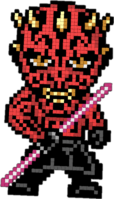 Darth Maul From Star Wars Clipart (768x768), Png Download