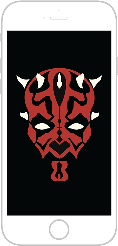 Darth Maul Clipart (387x836), Png Download
