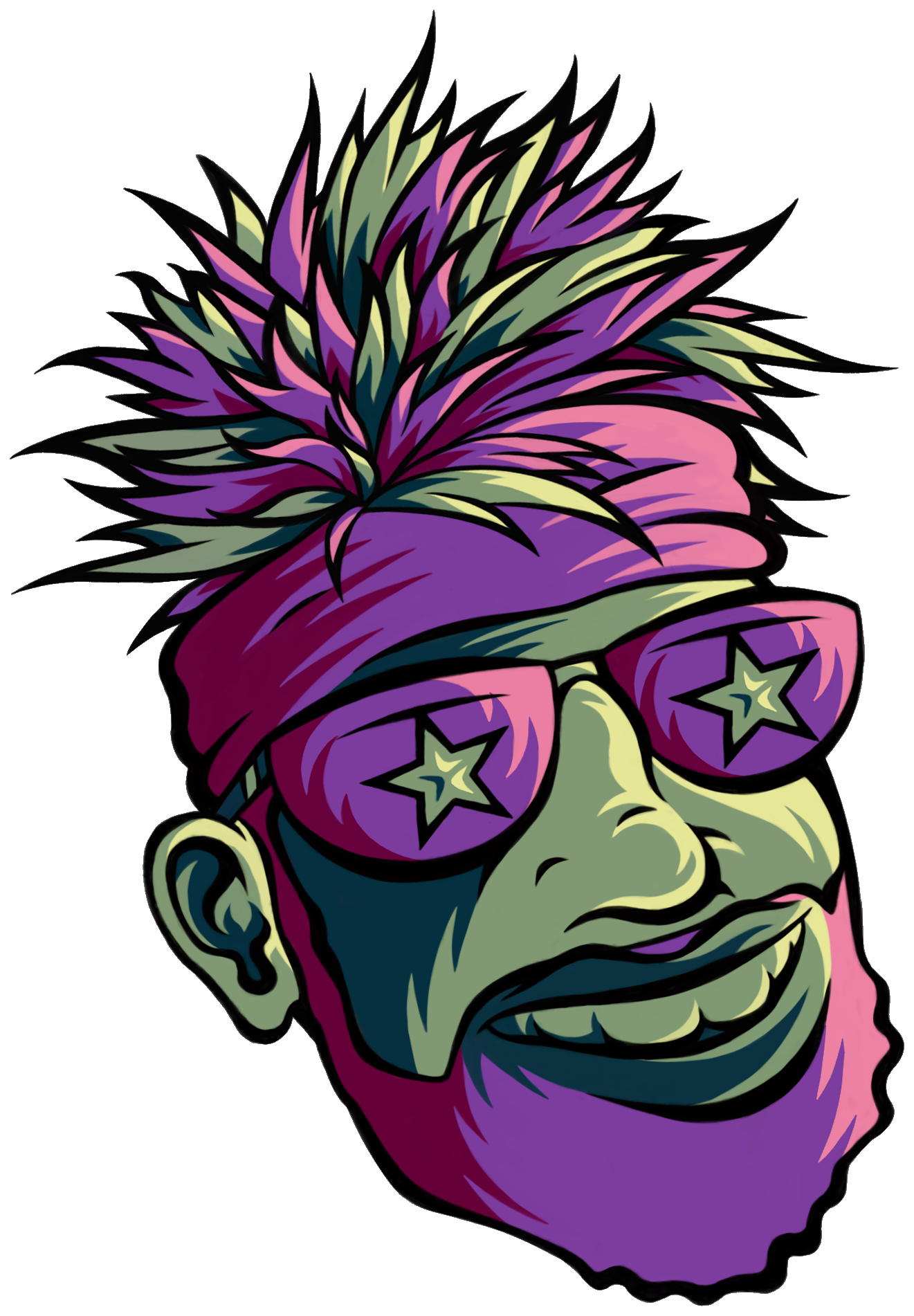 The Father Of Funk, George Clinton Clipart (1321x1902), Png Download