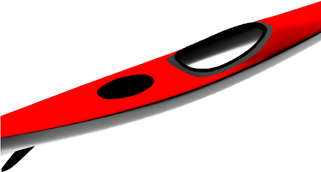 Kayak Clipart Wooden Canoe - Png Download (640x480), Png Download