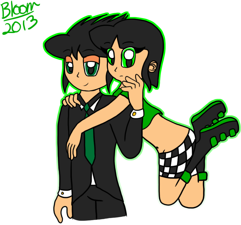 Free Powerpuff Girls Buttercup And Butch Baby Clipart (792x741), Png Download