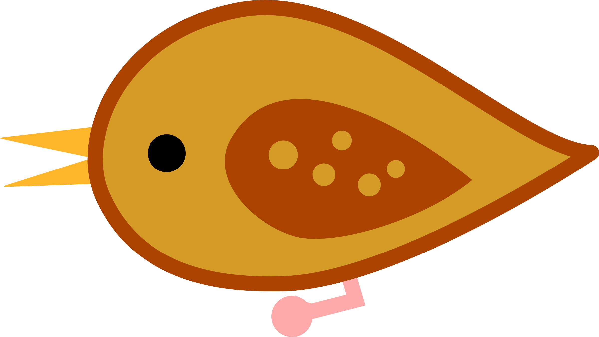 Bird Parrot Silhouette Tree Squirrels Fruit Clipart (1331x750), Png Download