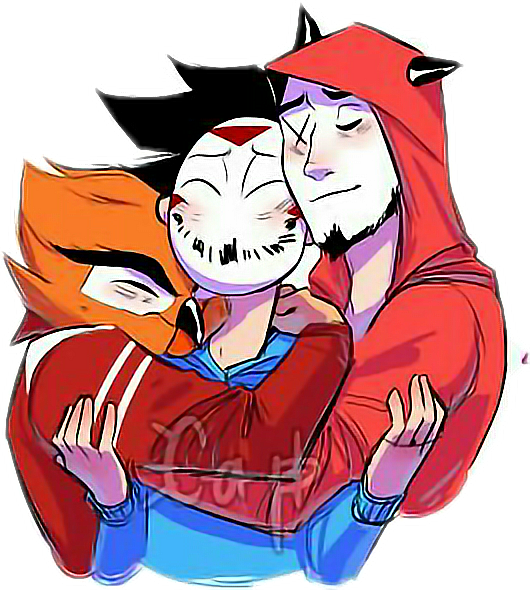 H2odelirious Cartoonz Vanossgaming Youtubers Hugs Clipart Full Size