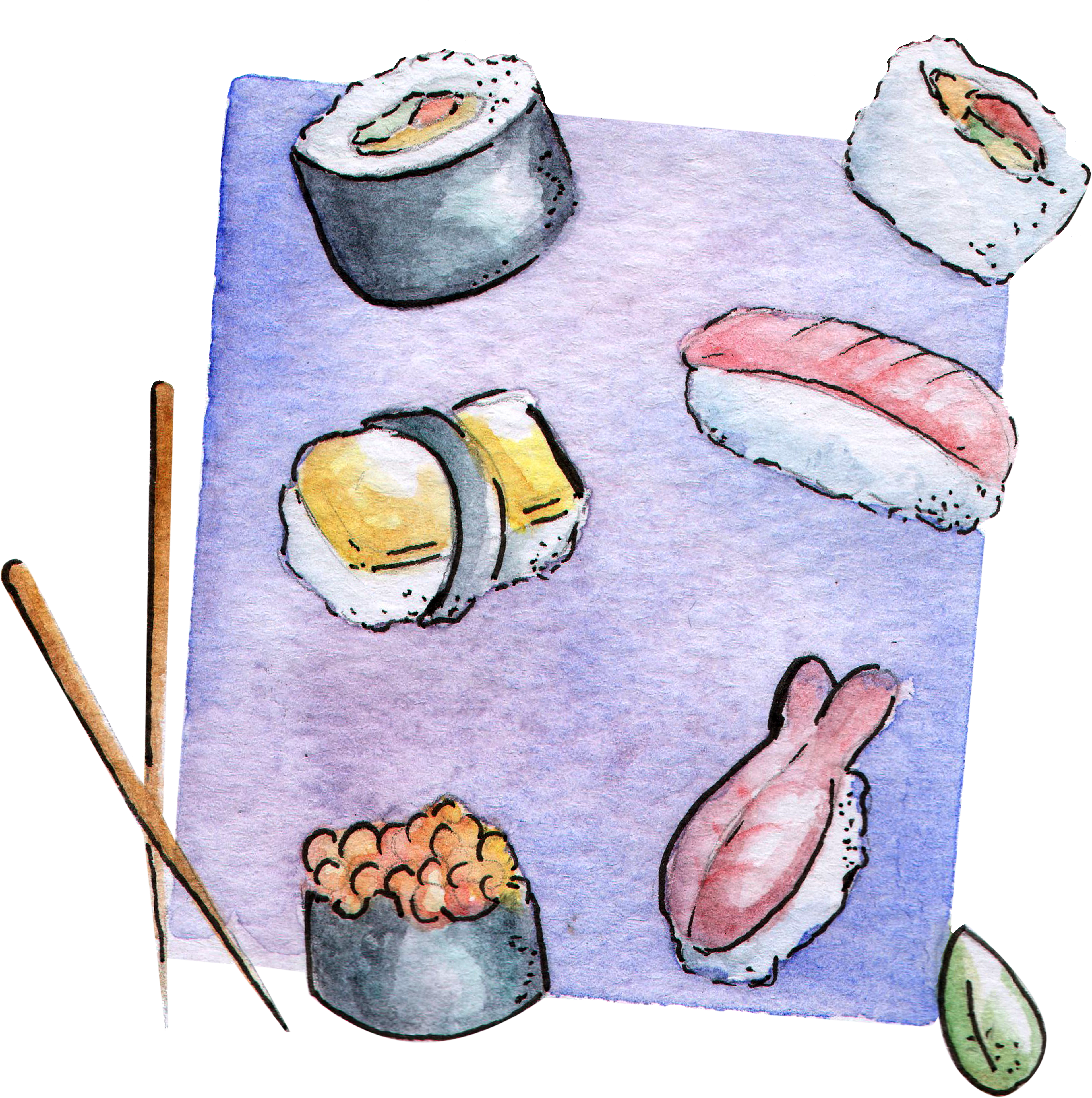 Spam Musubi Clip Art - Png Download (3840x3860), Png Download