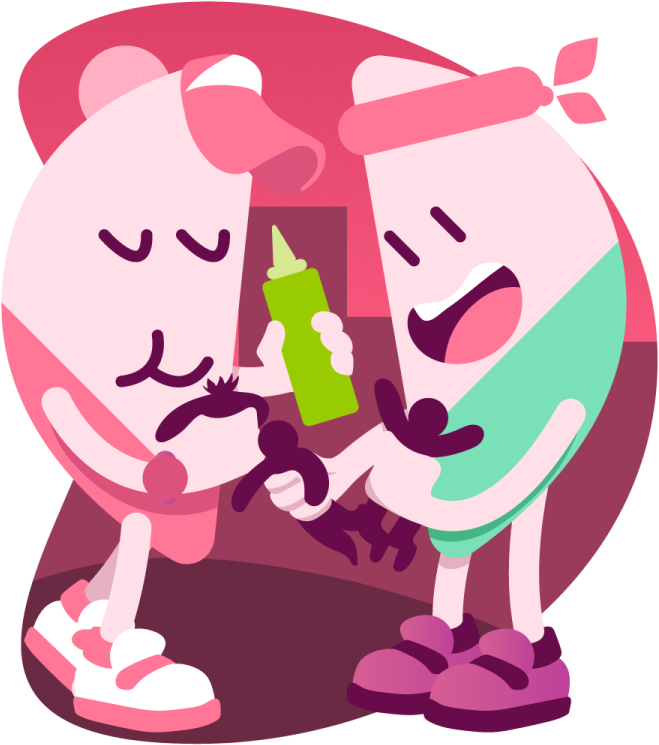 The Empanadas Uprising Cute Vector Flat Clipart (1080x810), Png Download