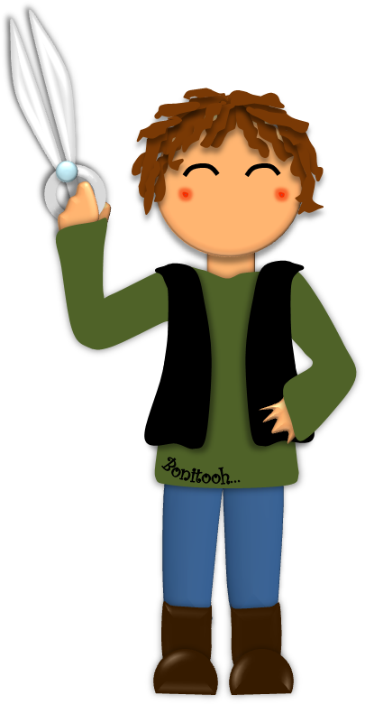 El Leñador Hará Dormir Al Lobo Y Le Pondrá Piedras Clipart (411x787), Png Download