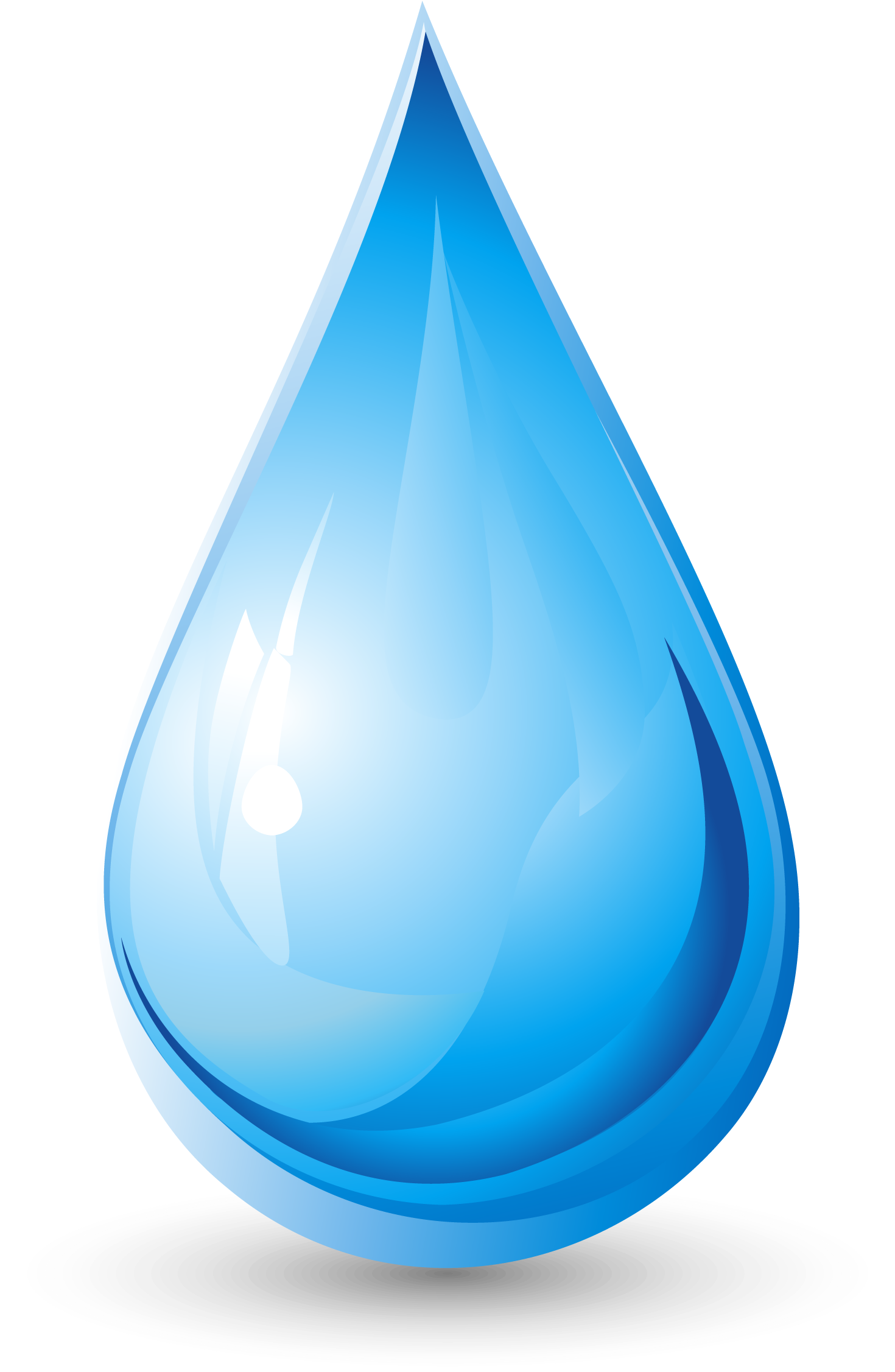 Water Drops One Clipart (1500x2256), Png Download