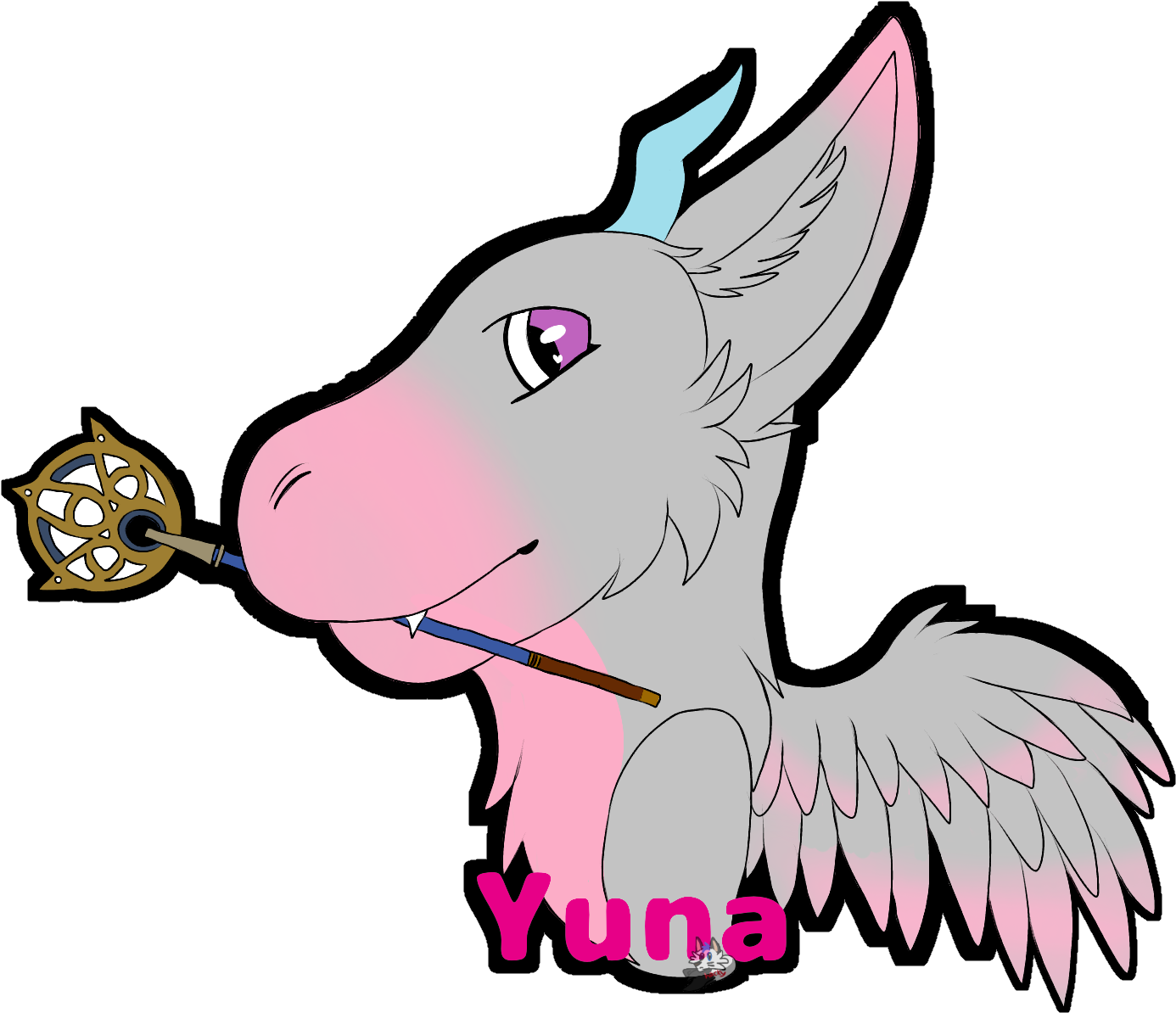 Yuna Badge Clipart (1500x1500), Png Download