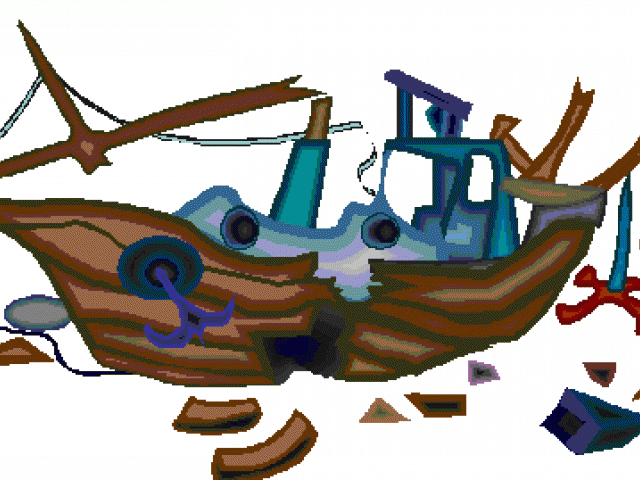 Boat Clipart Wreck - Png Download (640x480), Png Download