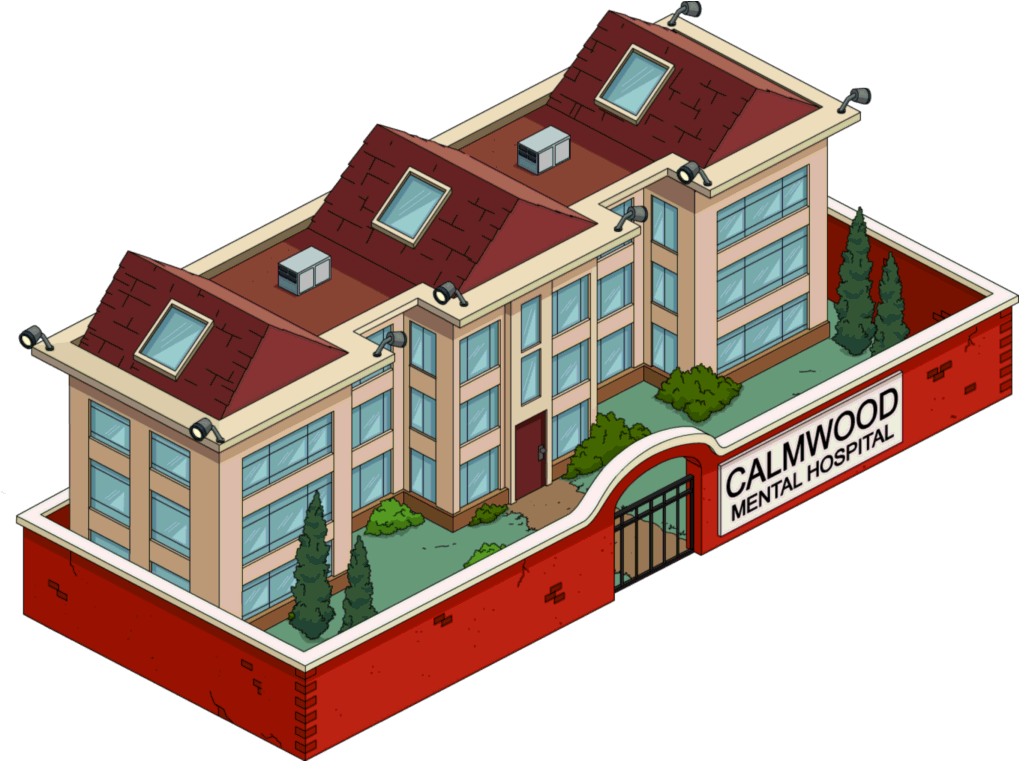 Calmwood Mental Hospital Clipart (1040x762), Png Download