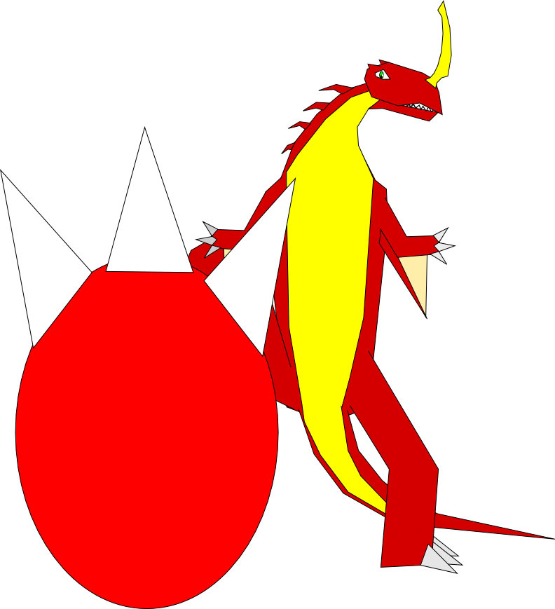 Drago Stomp Clipart (792x869), Png Download
