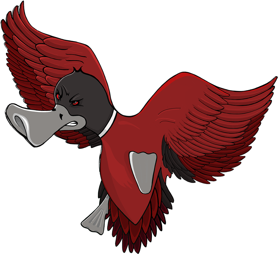 We Design Build Excite Flying Duck Clipart (1000x904), Png Download