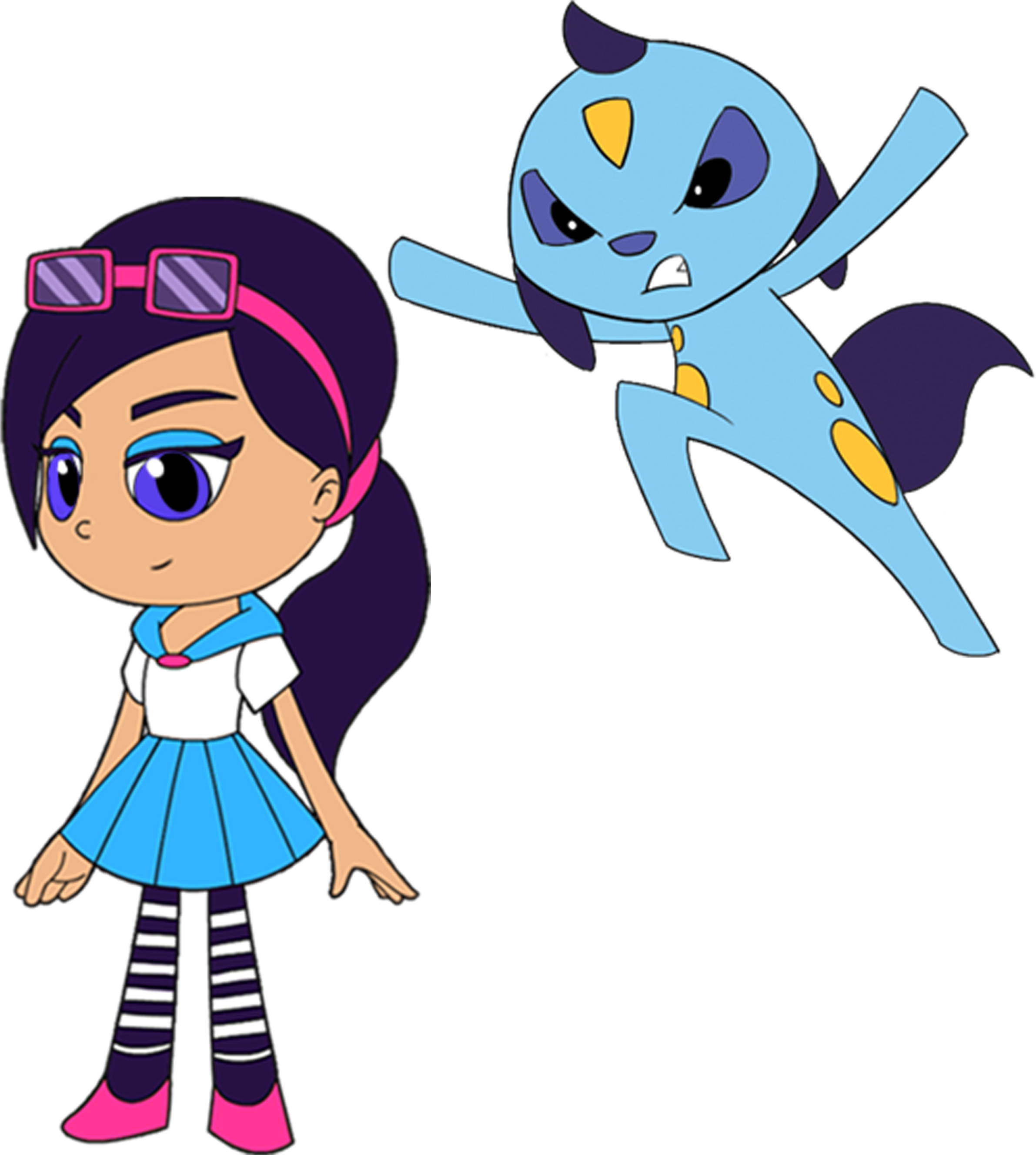 Fifi La Fu And Crouton Clipart (3056x3100), Png Download