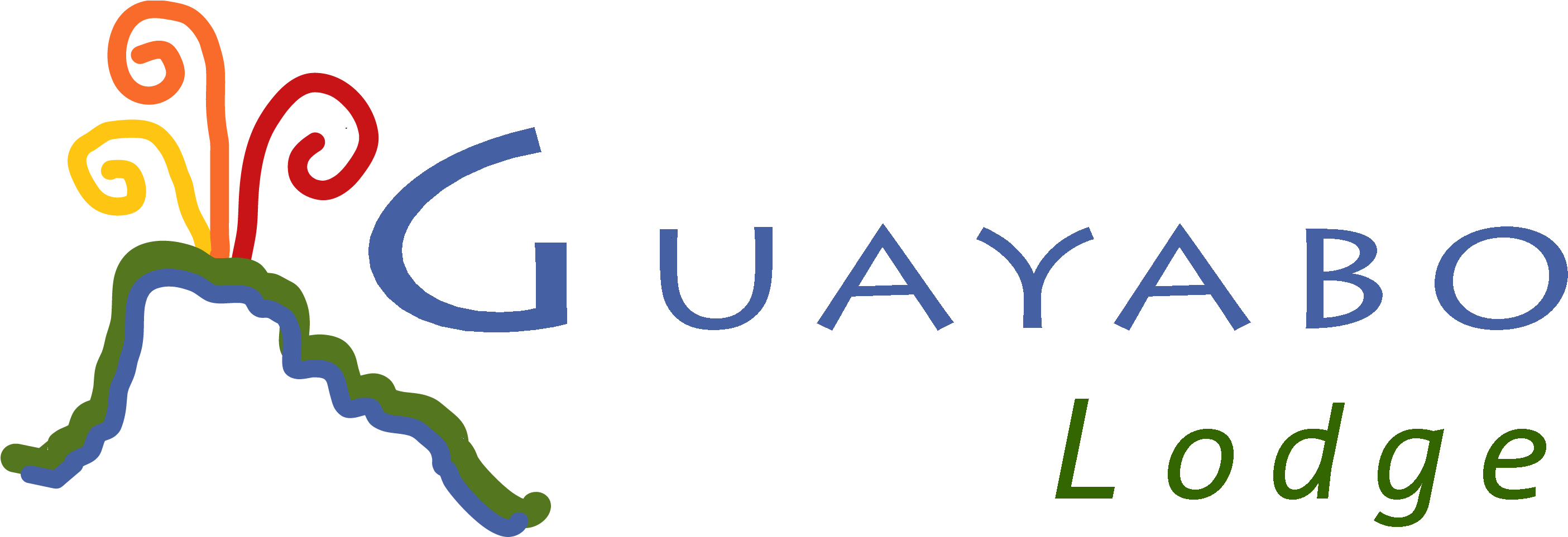 Guayabo Lodge Hotel Costa Rica Official Logo Clipart (2501x858), Png Download