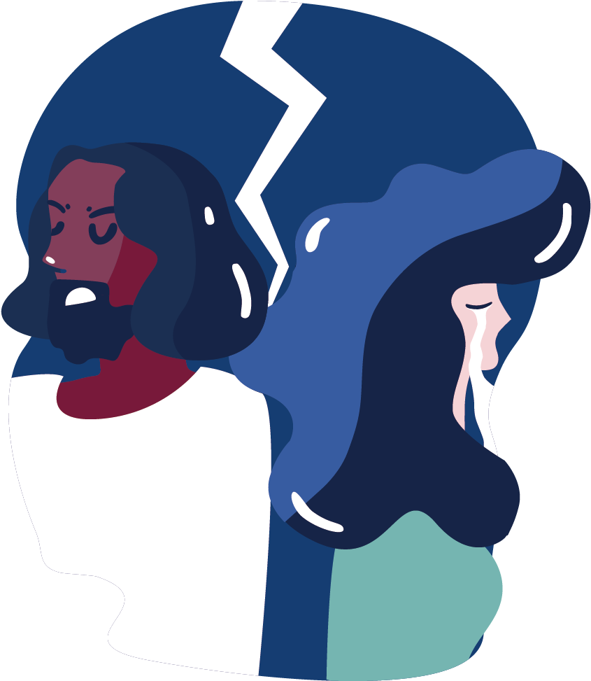 Break Up Clipart (919x1219), Png Download