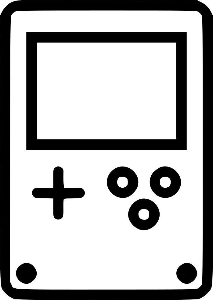 Console Gameboy Game Nintendo Fun Gaming Comments Clipart (698x980), Png Download