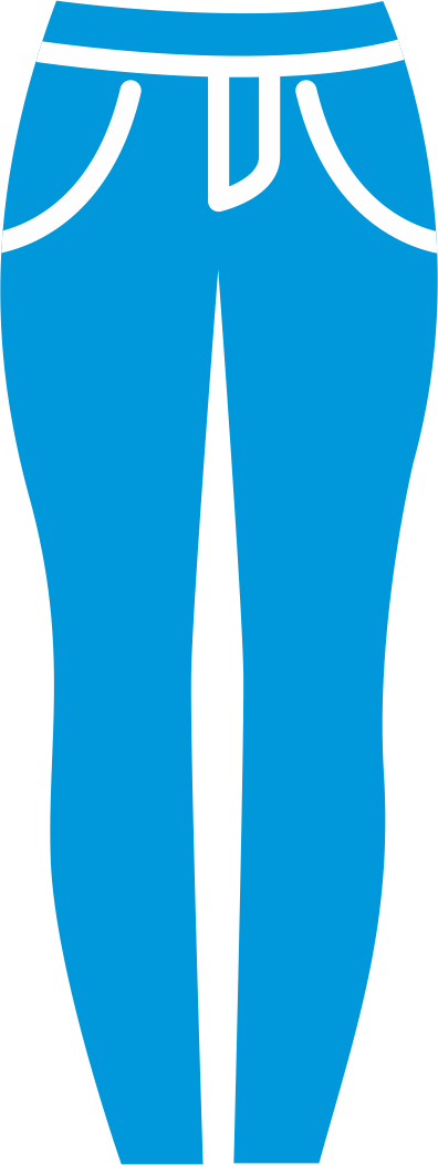 Jeans, Clipart (396x1052), Png Download