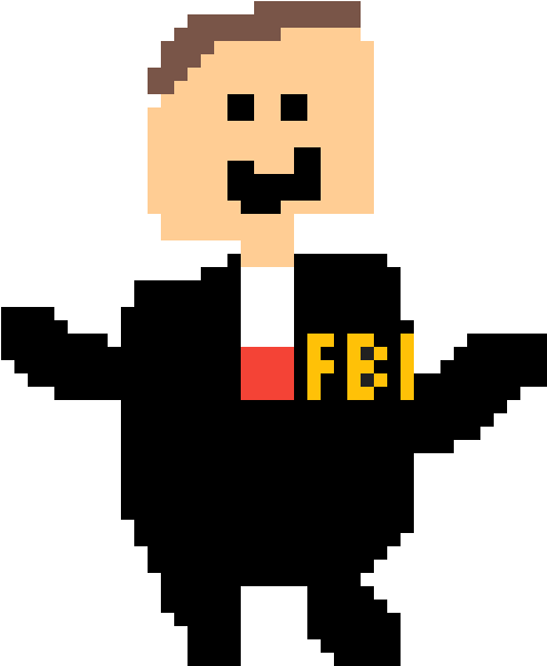 Fbi Soot Man Clipart (1200x1200), Png Download