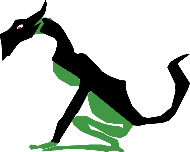 Line Art Of The Dragon On The Poster The Final Piece Clipart (758x607), Png Download