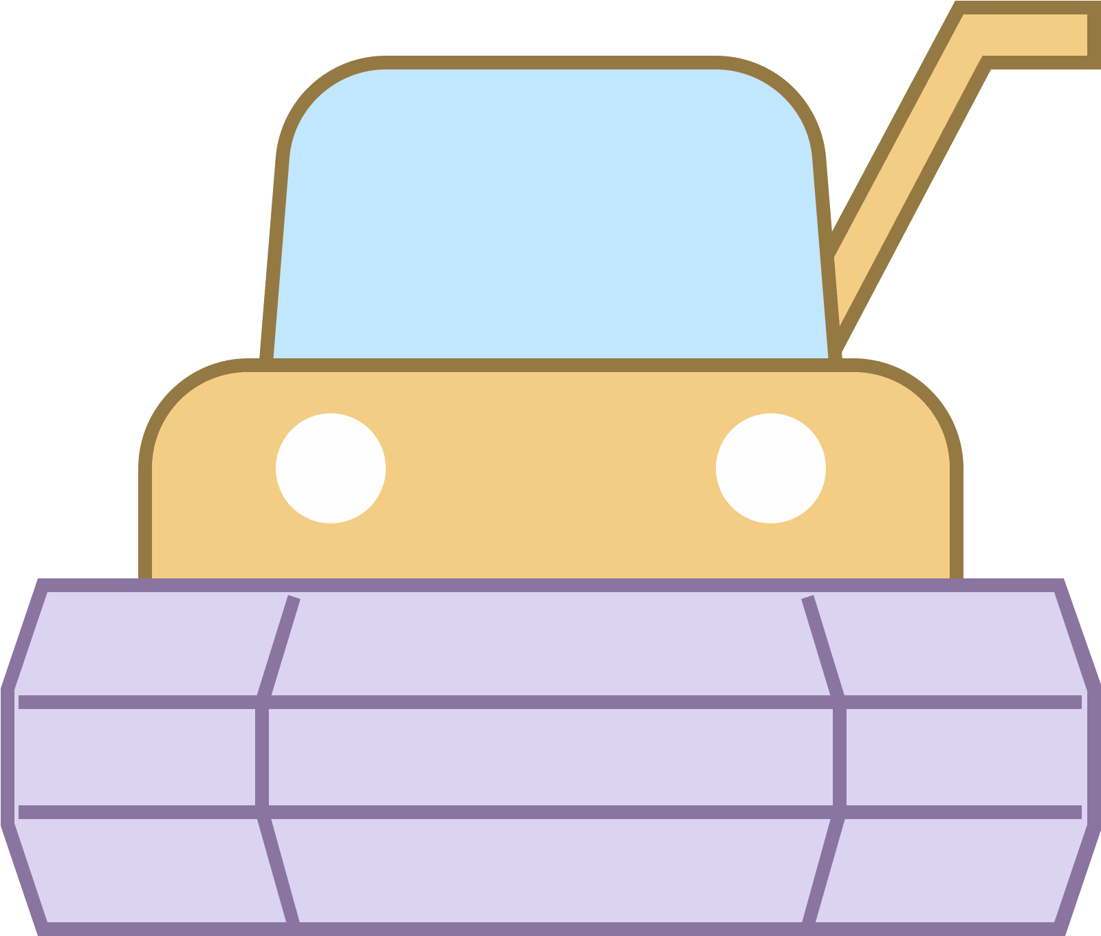 This Looks Like A Drawing Of A Tractor Or A Plow Of Clipart (1600x1600), Png Download