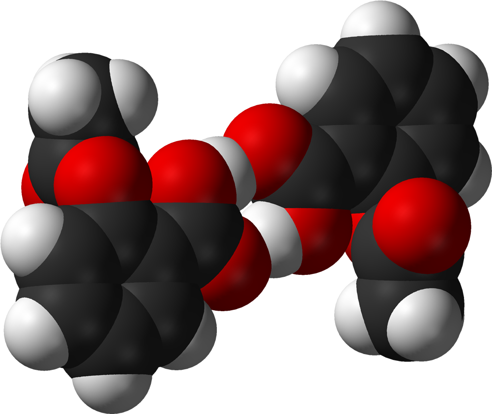 Aspirin Dimer Xtal 3d Vdw Clipart (1100x941), Png Download