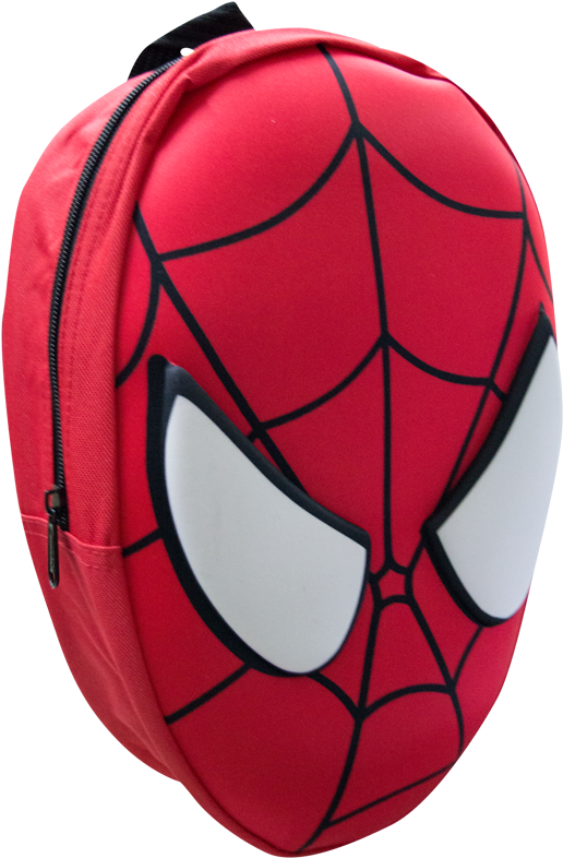 Spiderman Zaino Asilo Maschera Clipart (800x800), Png Download