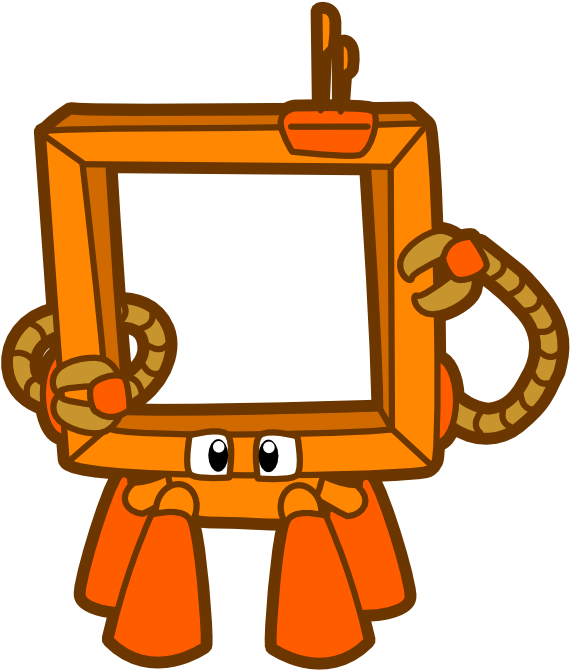 Frames Character 2 Clipart (585x683), Png Download