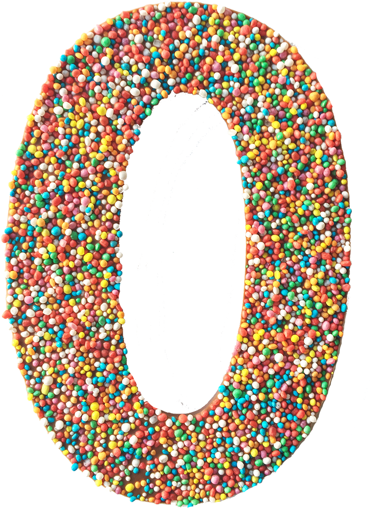 Chocolate Freckle Number Clipart (784x1100), Png Download