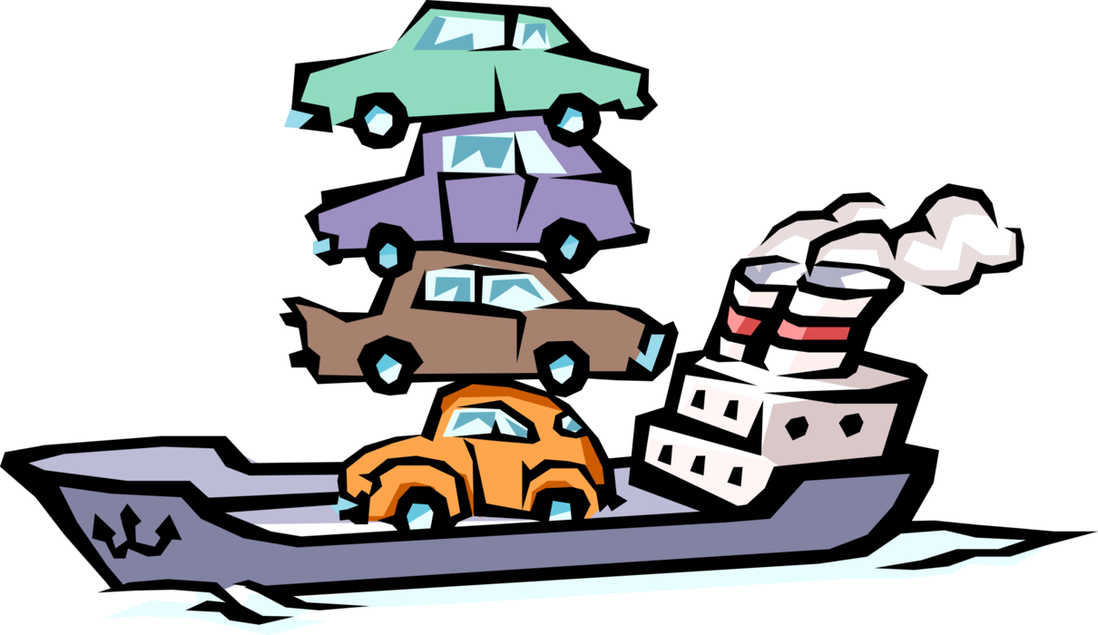 Cargo Freight Transport Ship Clipart (1210x700), Png Download