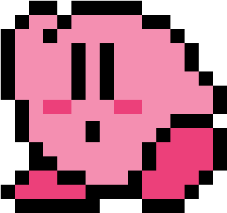 My Little Kirby By Guibe Clipart (1000x1000), Png Download