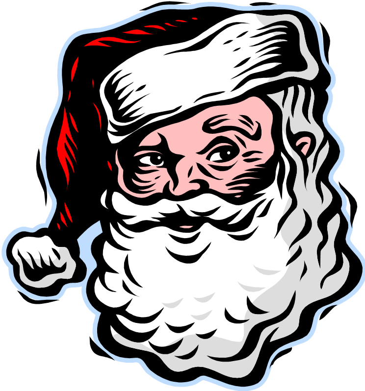Santa Clipart (744x798), Png Download