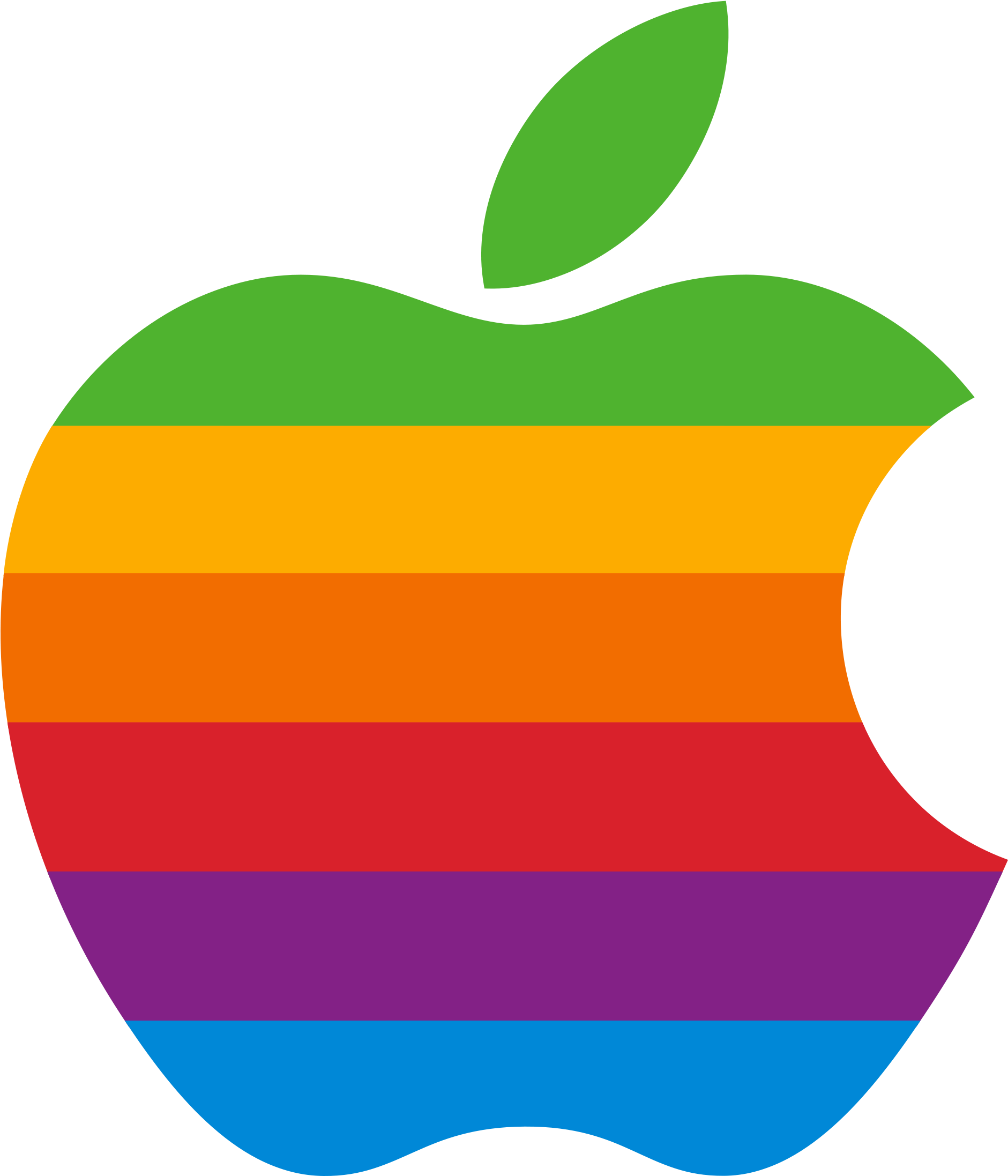 Rainbow Apple Logo Brands For Free Hd 3d Clipart - Full Size Clipart ...