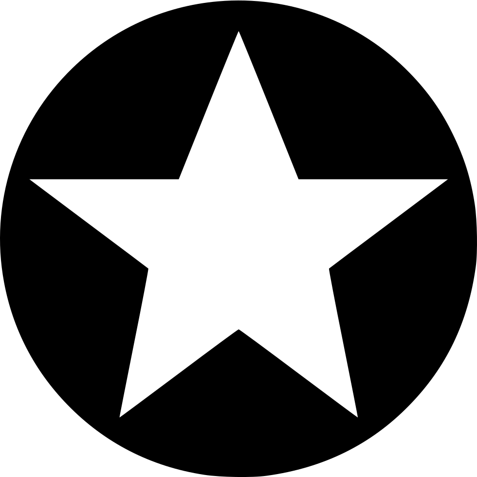 White Star Icon Png Clipart (980x981), Png Download