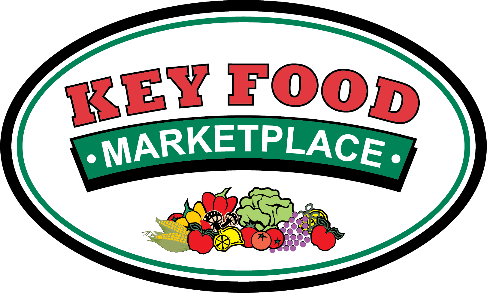Key Food Marketplace Clipart (1622x977), Png Download