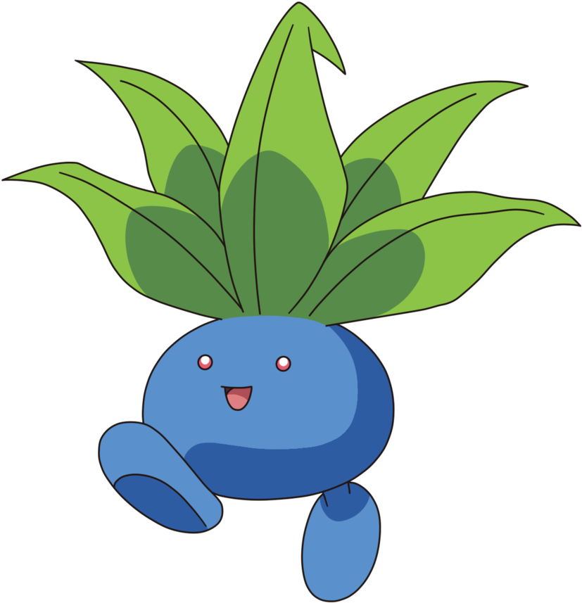 Oddish Transparent Odish Clipart (875x913), Png Download