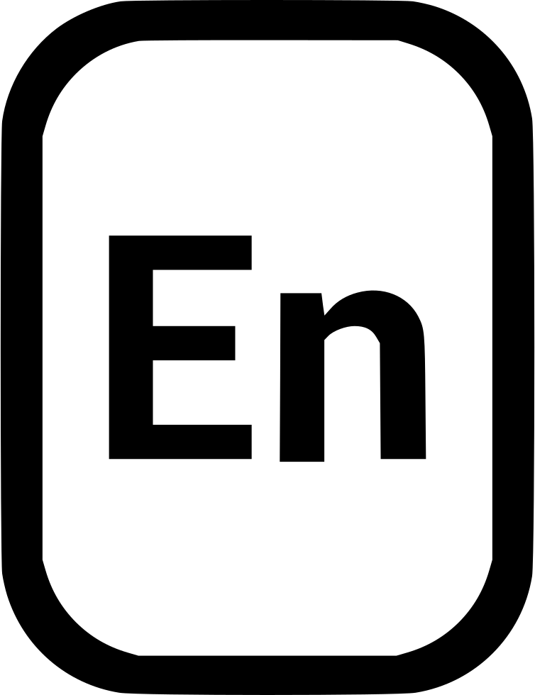 En English Mode Language Keypad Comments Clipart (754x980), Png Download