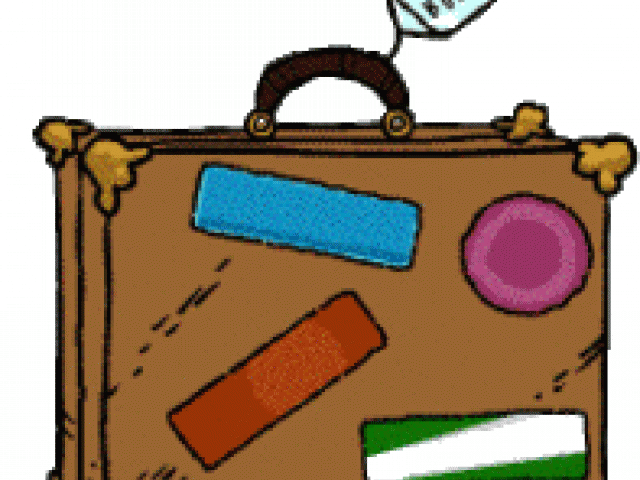 Suitcase Clipart - Png Download (640x480), Png Download