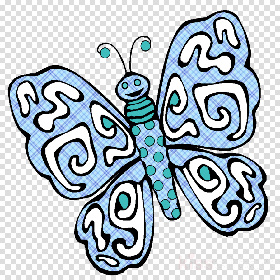 Butterfly Coloring Pages Clipart Butterfly Insect Drawing - Png Download (900x900), Png Download