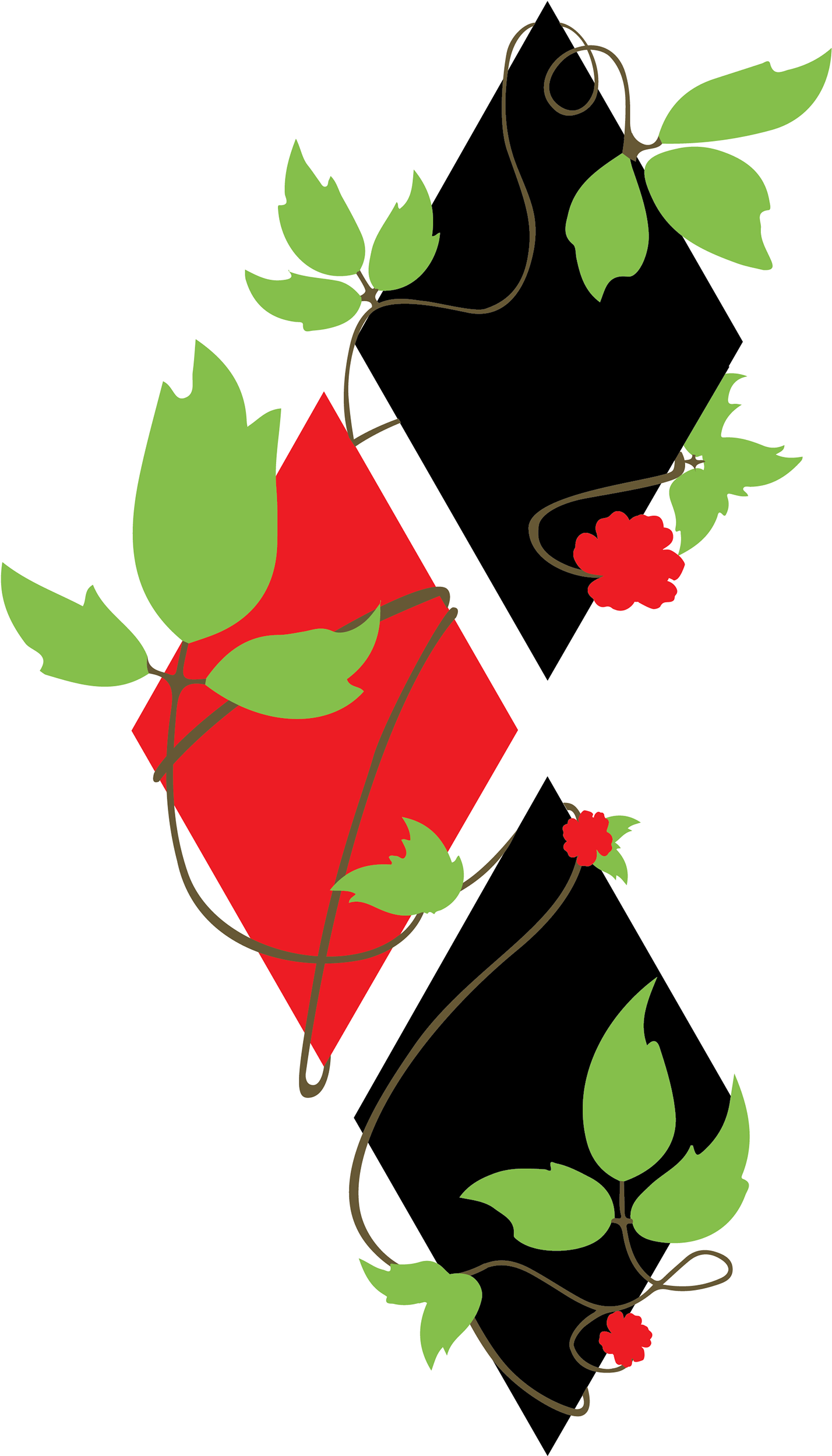 Here's The Harlivy Symbol Design I Made For This Comic Clipart (1280x1810), Png Download