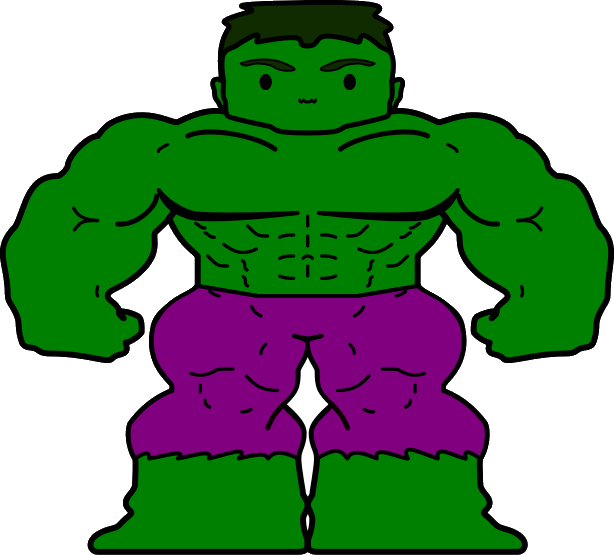 Marvel Chibi Hulk By Micheetahel Clipart (614x555), Png Download