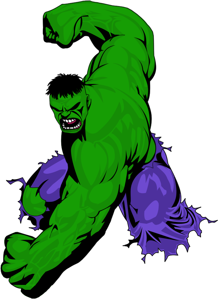 #hulk #clip #art - Png Download (810x1026), Png Download