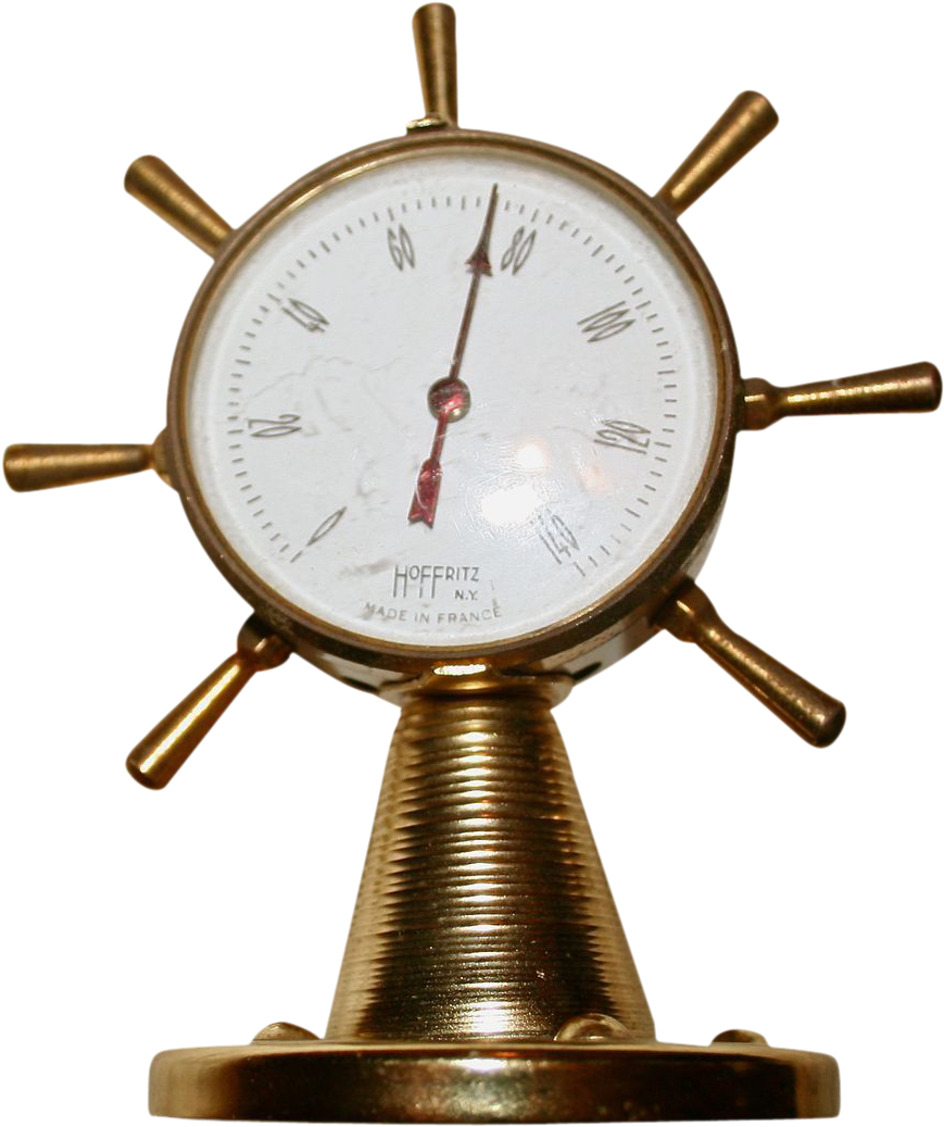 Hoffritz Ny French Nautical Thermometer Ship& Clipart (1038x1038), Png Download