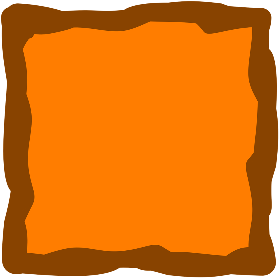 Orange Frame Album Clipart (1024x1024), Png Download